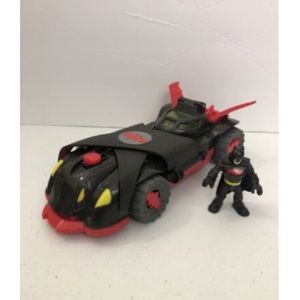 DC Super Friends Ninja Armor Batman Bat mobile Car With 3” Figure